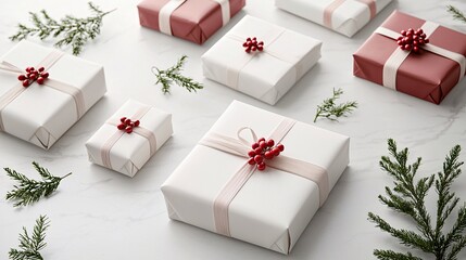 Poster - last-minute christmas gift cards with festive gift wrapping for a special holiday touch.