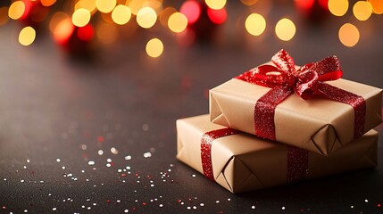 Poster - Special offers on Christmas gift cards with festive gift wrapping during the holiday season.