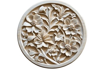 Carved wooden pattern