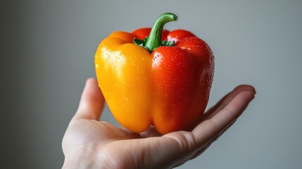 Canvas Print - Fresh Red and Yellow Pepper