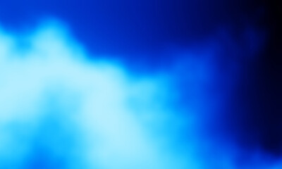 Abstract blue smoke background. Blue cloud