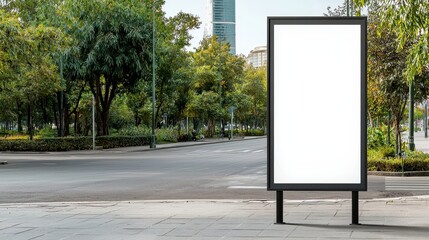 Poster - Billboard at Bus Stop Mockup