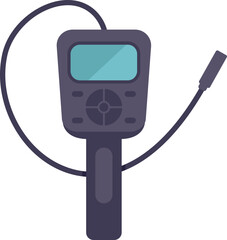 Poster - professional digital multimeter is measuring some electrical values and showing results on the scree