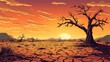 © Sasa Visual - Barren land illustrates the severe impact of drought on agriculture and the environment