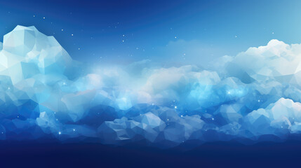 generated illustration of abstract technology background with connecting dots and lines.