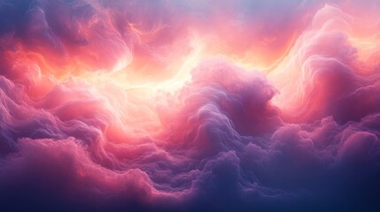 Wall Mural - Celestial Dreamscape: A Symphony of Clouds