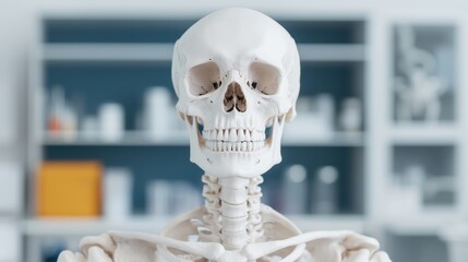 Realistic Human Skeleton Model in Modern Laboratory Setting