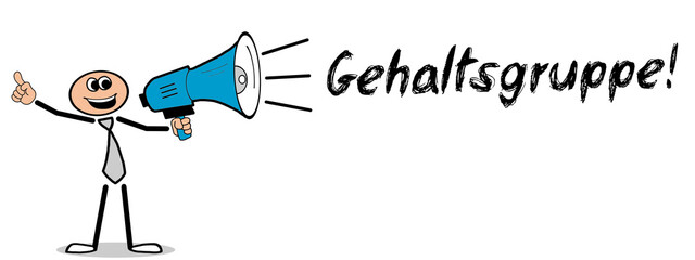 Wall Mural - Gehaltsgruppe!