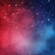 © Majce - smokey background with stars and red and blue gradient with copy space