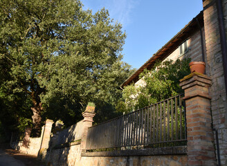 Alberi, Italy. september 15, 2024. Old stately villa in Tuscany, Italy.