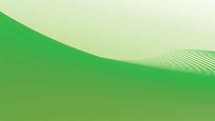 Green abstract background with curve stripes line for backdrop or presentation