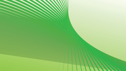 Green abstract background with curve stripes line for backdrop or presentation