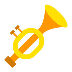 Sticker - Vector Design Trumpet Icon Style