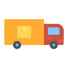 Poster - Vector Design Domestic Shipping Icon Style