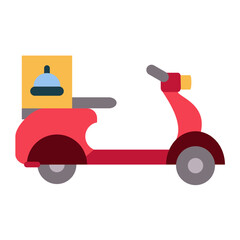 Poster - Vector Design Food Delivery Icon Style