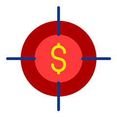 Sticker - Vector Design Funding Goal Icon Style