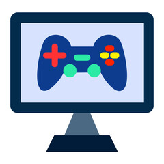 Sticker - Vector Design Computer Game Icon Style