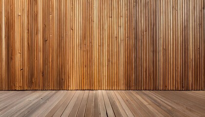 Wooden panel wall background. Generated image