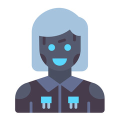 Sticker - Vector Design Robot Combat Icon Style