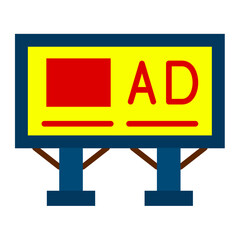 Poster - Banner Advertising Icon Style