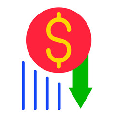 Poster - Return On Investment Icon Style