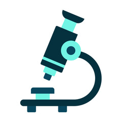 Canvas Print - Microscope Icon Style