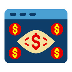 Sticker - Cost Per Mille Icon Style