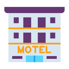 Sticker - Motel Icon Style