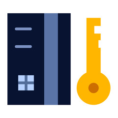 Poster - Room Key Icon Style