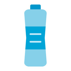 Canvas Print - Water Bottle Icon Style