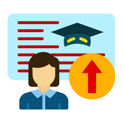 Sticker - Advanced Coursework Icon Style