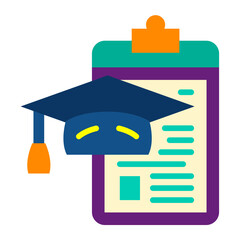 Sticker - Study Plan Icon Style