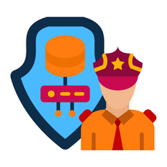 Poster - Data Protection Officer Icon Style