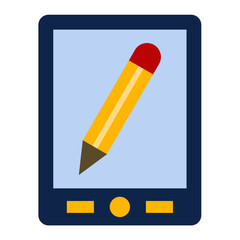 Wall Mural - Graphic Tablet Icon Style