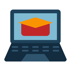 Sticker - Online Learning Icon Style