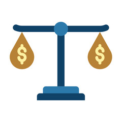 Poster - Balanced Budget Icon Style