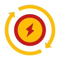 Sticker - Electricity Icon Style