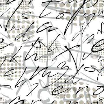 abstract background with alphabet	