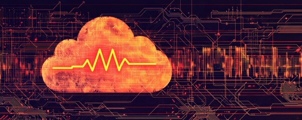 Poster - Abstract Cloud Technology with Circuit Background