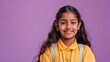 © Z A C - Youthful student in a cheerful back-to-school themed portrait.
