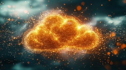Poster - Digital Cloud Rendering with Vibrant Particles