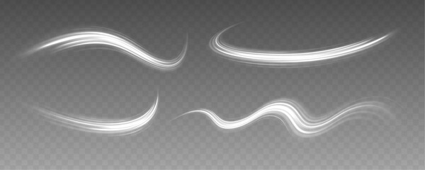 Leinwandbilder - Colored shiny sparks of spiral wave. Vector comet with large dust. Imitation of the exit of cold air from the air conditioner.	