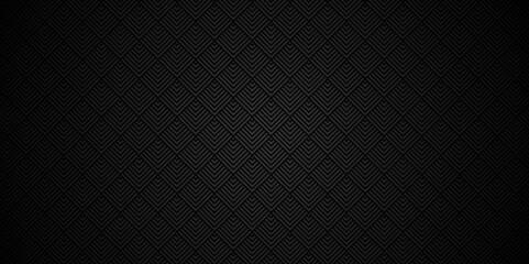 abstract overlapping pattern minimal diamond geometric waves abstract square wave line. dark black c