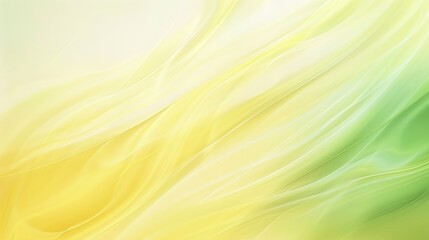 Poster - A yellow and green background with a wavy line