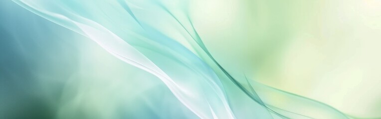 Aufkleber - A blue and green background with a wavy line