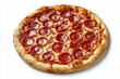 © Artstudio - Pepperoni pizza on a white background with clipping path and sharp focus
