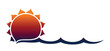 © designer_an - The symbol of the sunrise in the sea.