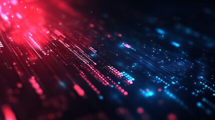 Aufkleber - Abstract background with blue and red lights.