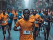 © TGEN - Diverse Group Running in Marathon Event