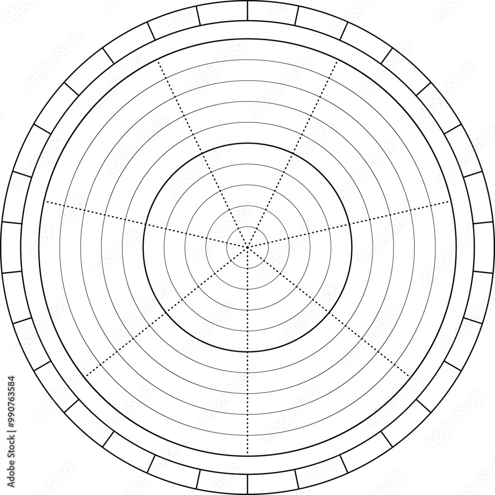 Wheel of life for lifestyle balance control. Vector printable template ...